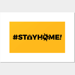 Stay Home Posters and Art